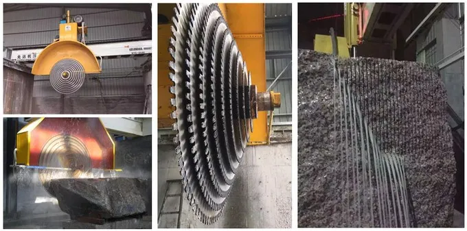 multi-blades block cutters Marble multi-blades block cutters Marble